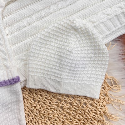  Saída de Maternidade Color - Branco e Lilás